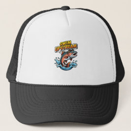Gorra De Camionero Salmón Nada Contracorriente Motivacional