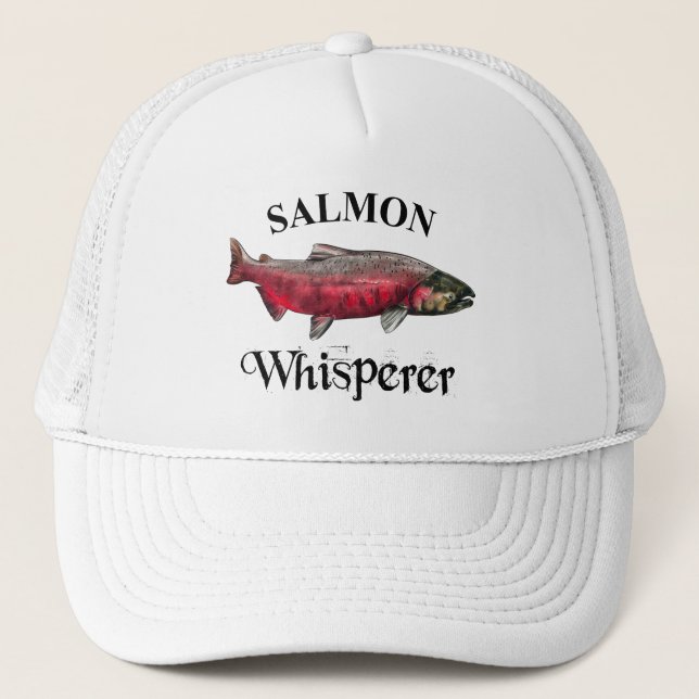 Gorra De Camionero Salmon Whisperer Light (Anverso)