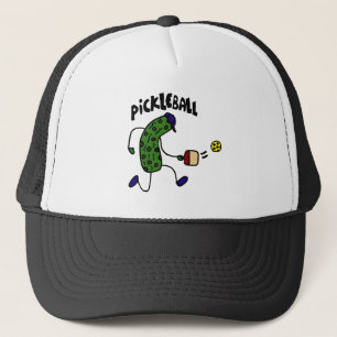 Gorra De Camionero Salmuera divertida que juega Pickleball