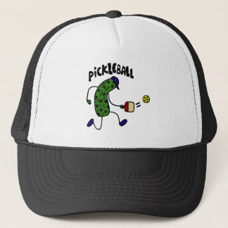 Gorra De Camionero Salmuera divertida que juega Pickleball
