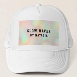 Gorra De Camionero Salón de belleza holográfica moderno y elegante