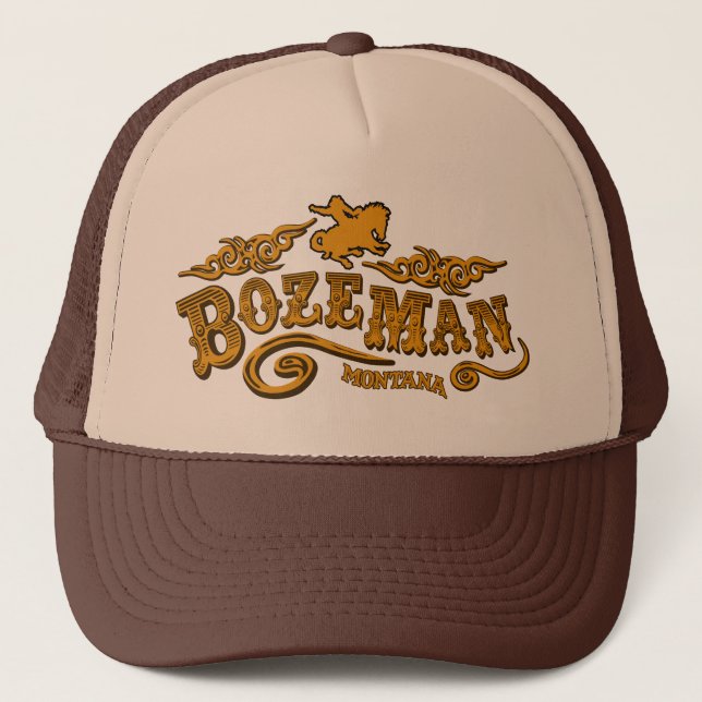 Gorra De Camionero Salón de Bozeman (Anverso)