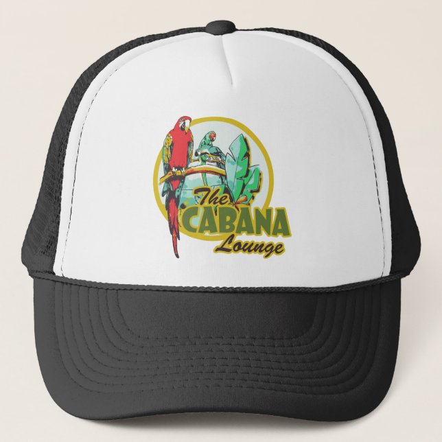 Gorra De Camionero Salón de la cabaña (Anverso)