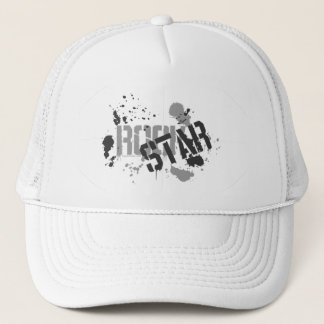 Gorra De Camionero Salpicadura blanca de la pintura del casquillo de