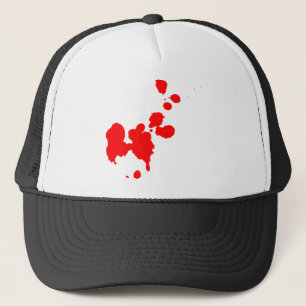 Gorra De Camionero Salpicadura de la sangre