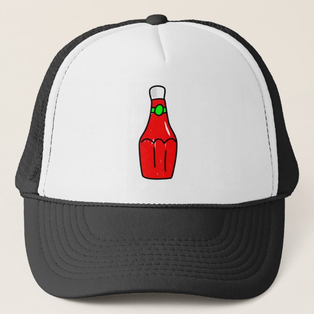 Gorra De Camionero Salsa de tomate de tomate (Anverso)