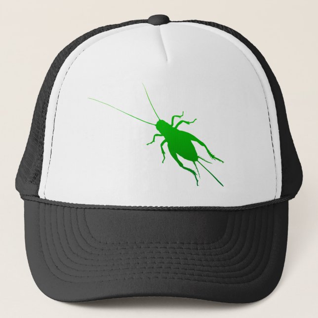 Gorra De Camionero Saltamontes Verde Brillante (Anverso)
