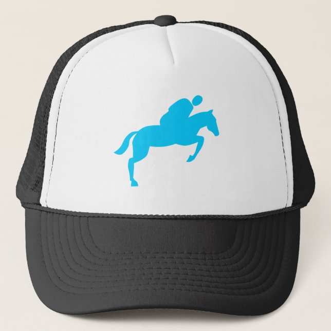 Gorra De Camionero Salto de caballo - Azul cielo (Anverso)