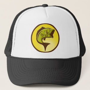Gorra De Camionero salto de la perca americana