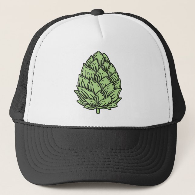 Gorra De Camionero Saltos de la cerveza (Anverso)
