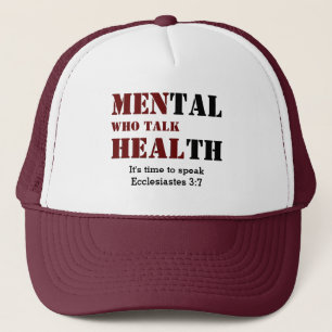Gorra De Camionero Salud mental de los hombres