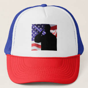 Gorra De Camionero Saludo de la sombra del soldado