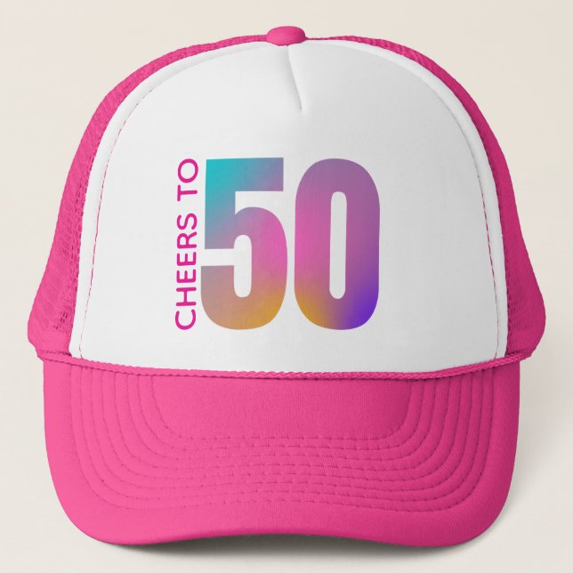 Gorra De Camionero Saludos a 50 (Anverso)