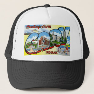 Gorra De Camionero Saludos de Gary Indiana