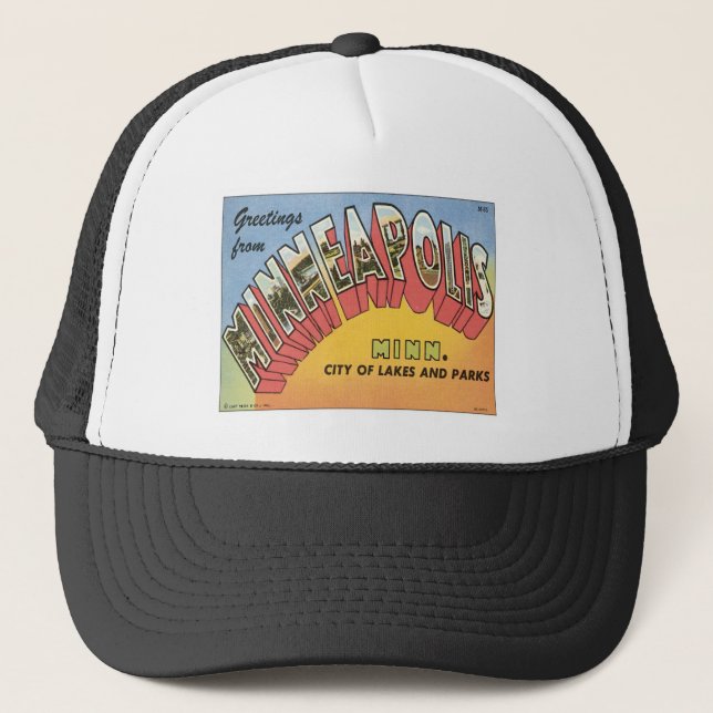 Gorra De Camionero Saludos de Minneapolis (Anverso)