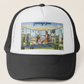 Gorra De Camionero Saludos de Tennessee, vintage