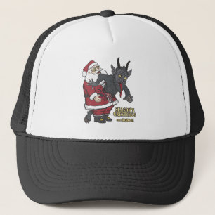 Gorra De Camionero Saludos del día de fiesta de Krampus (y de Santa)