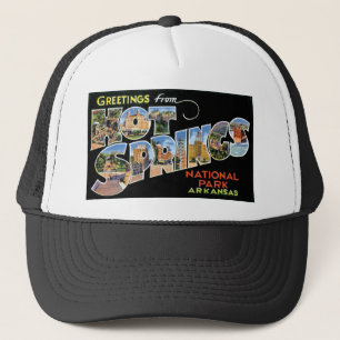 Gorra De Camionero Saludos desde Hot Springs, Arkansas