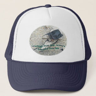 Gorra De Camionero Saludos desde las hermosas playas de Nueva Jersey