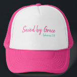Gorra De Camionero Salvado por Grace Ephesian 2:8<br><div class="desc">¡Disfrútalo! ¡Amén! Varios colores a elegir. Se Ofrecen Trajes De Hombres,  Mujeres,  Niños Y Bebés.</div>