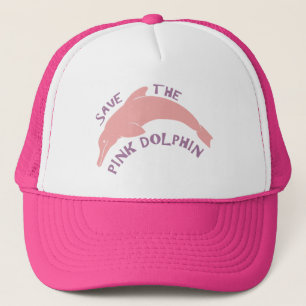 Gorra De Camionero Salvar al delfín rosado