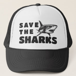 Gorra De Camionero Salvar al tiburón