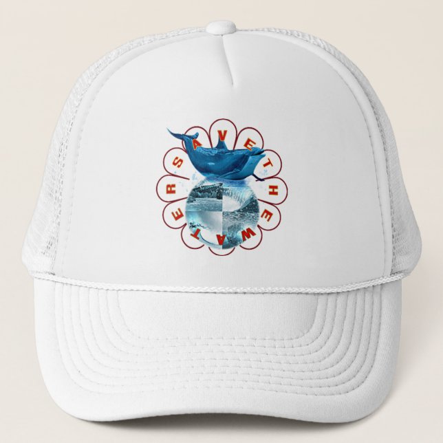 Gorra De Camionero Salvar El Agua (Anverso)