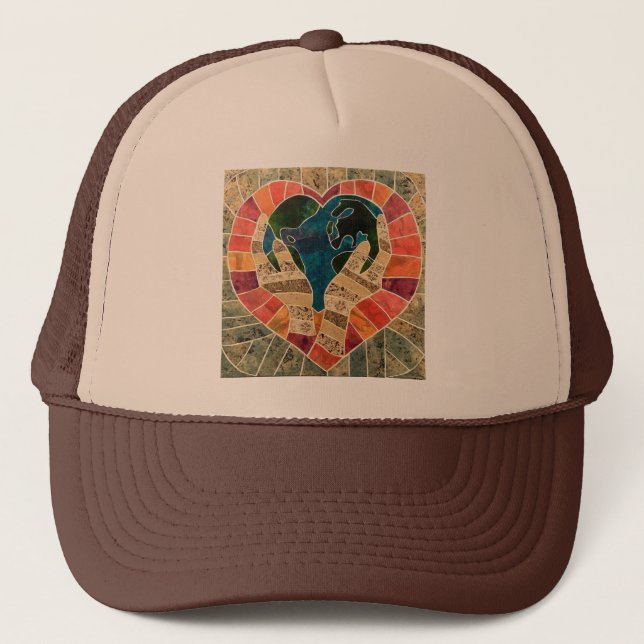 Gorra De Camionero Salvar la capa de la Tierra (Anverso)