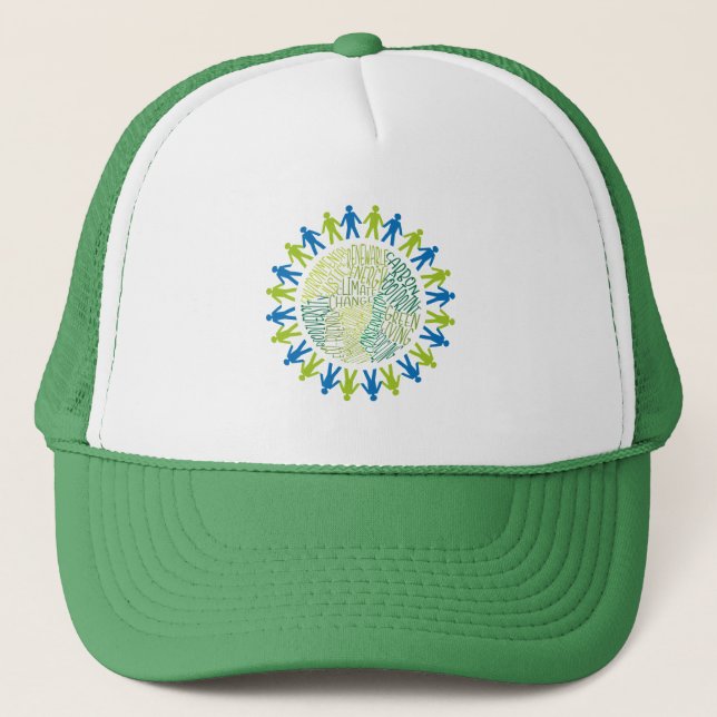 Gorra De Camionero salvar la tierra (Anverso)