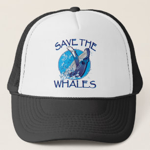 Gorra De Camionero Salven a las ballenas