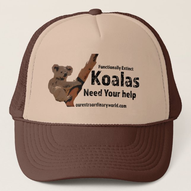 Gorra De Camionero Salven a los Koalas (Anverso)