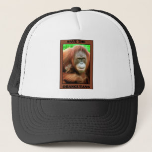 Gorra De Camionero Salven a los Orangutans