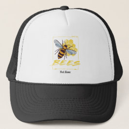 Gorra De Camionero Salven las abejas para apicultores y piratas