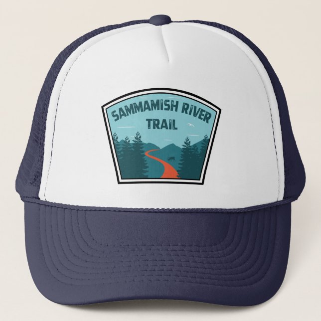 Gorra De Camionero Sammamish River Trail Washington (Anverso)