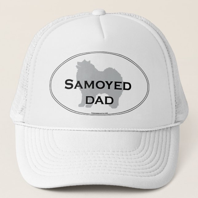Gorra De Camionero Samoyed Dad (Anverso)