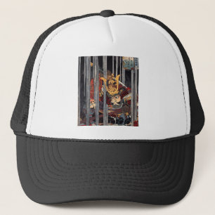 Gorra De Camionero Samurai en lluvia, circa 1800's