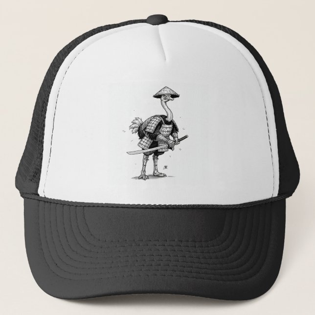 Gorra De Camionero Samurai Ostrich (Anverso)