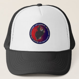 Gorra De Camionero Samurai Silhouette - Cita de guerrero japonés