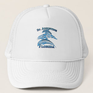 Gorra De Camionero San Agustín Florida Vacaciones para delfines triba