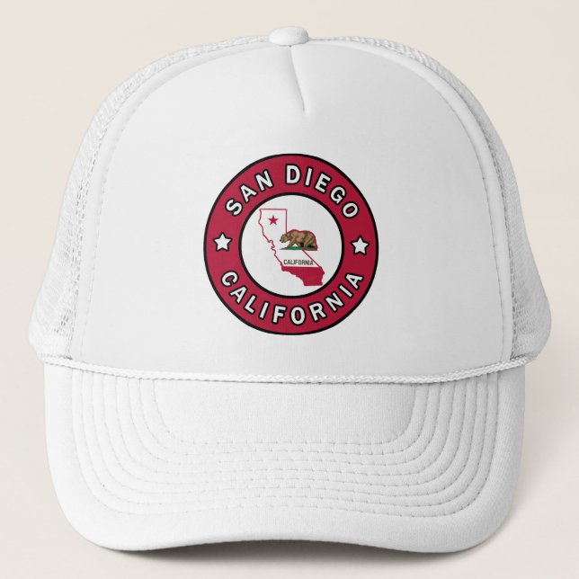 Gorra De Camionero San Diego California (Anverso)