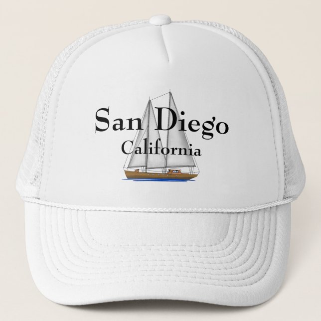 Gorra De Camionero San Diego California (Anverso)
