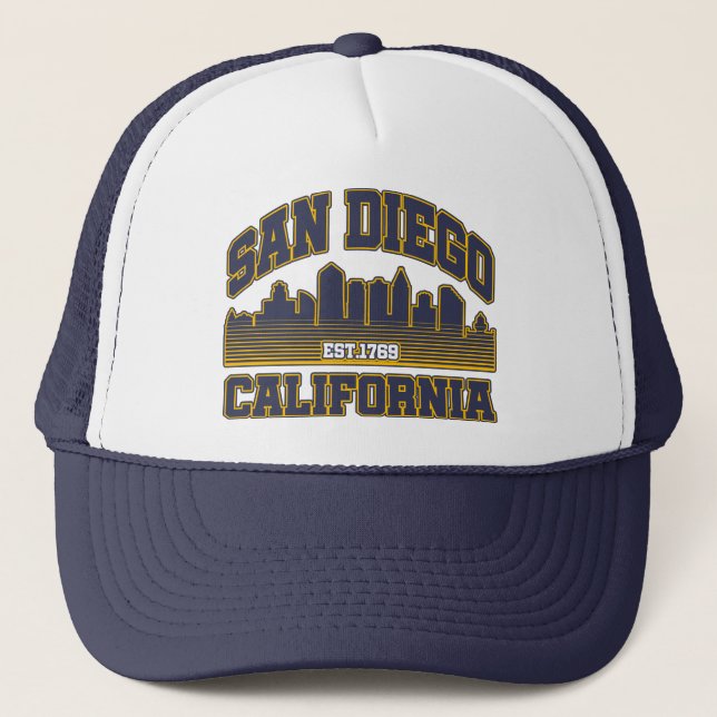 Gorra De Camionero San Diego, California (Anverso)