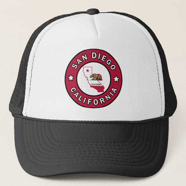 Gorra De Camionero San Diego California (Anverso)
