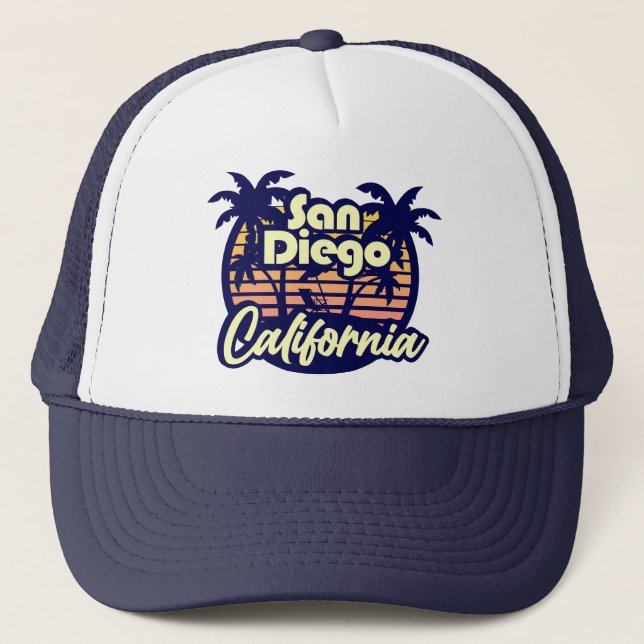 Gorra De Camionero San Diego California (Anverso)