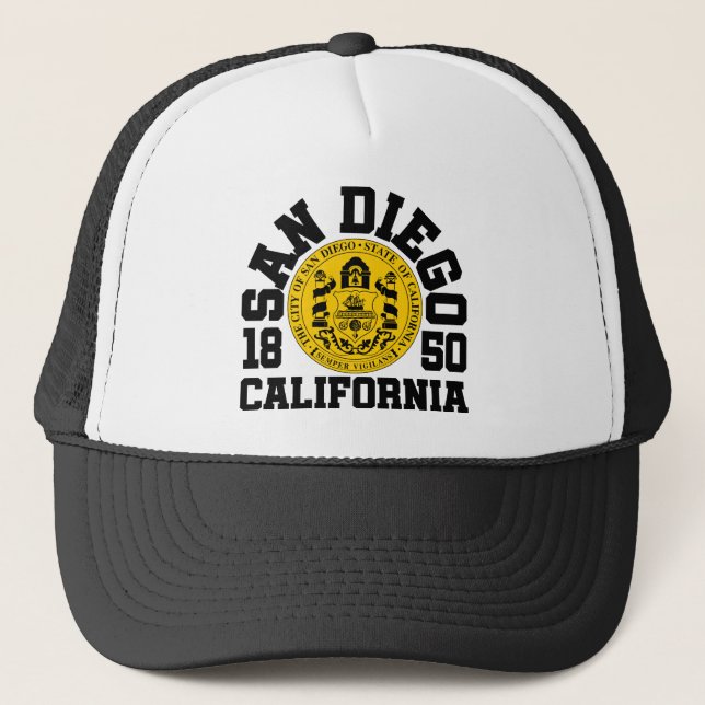 Gorra De Camionero San Diego, California (Anverso)