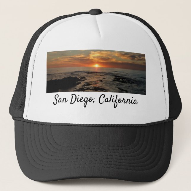 Gorra De Camionero San Diego Sunset II (Anverso)
