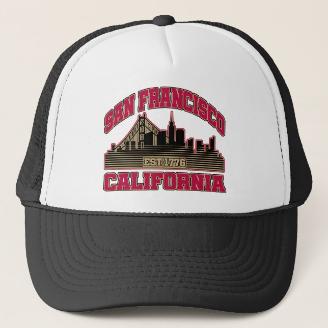 Gorra De Camionero San Francisco, California (Anverso)