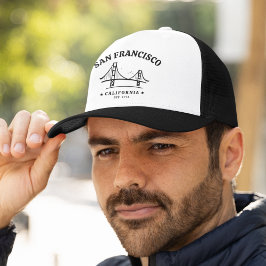 Gorra De Camionero San Francisco California Golden Gate Landscape