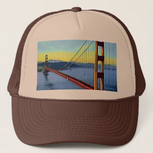 Gorra De Camionero San Francisco - Puerta GOLDEN - Puente