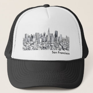 Gorra De Camionero San Francisco SF Citiscape